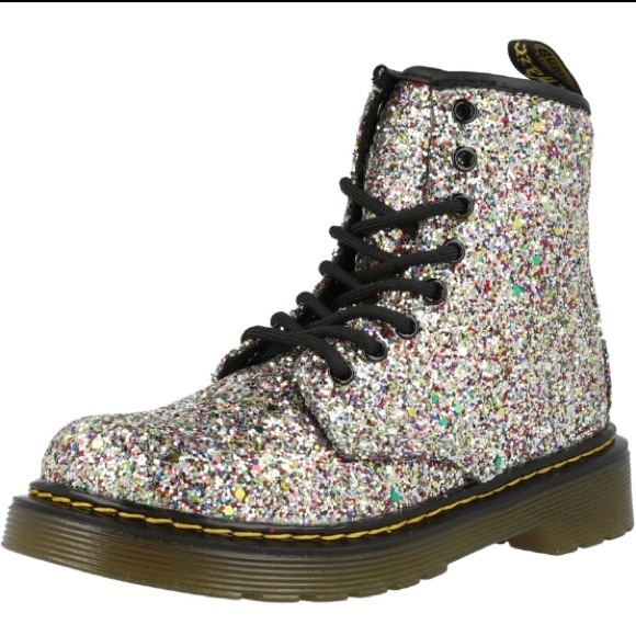 silver glitter dr martens